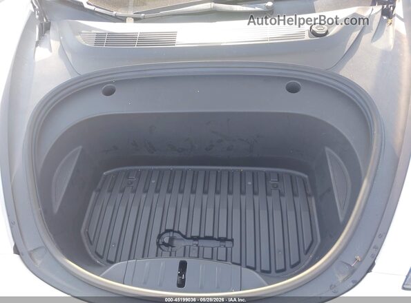 5YJ3E1EBXMF059692 2021 TESLA MODEL 3 White Widok z tyłu