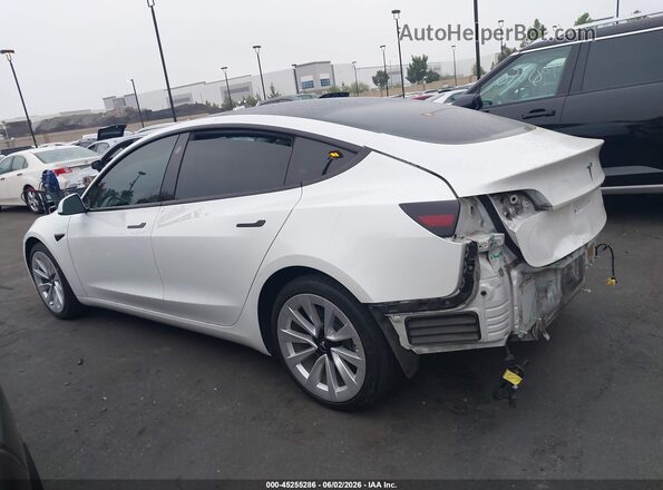 5YJ3E1EBXNF145361 2022 TESLA MODEL 3 Белый 