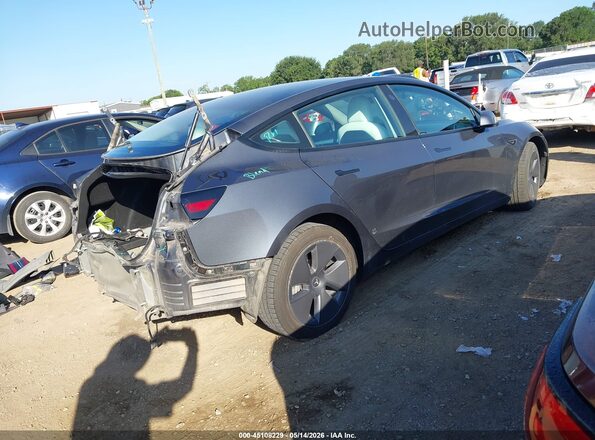 5YJ3E1EBXNF305402 2022 TESLA MODEL 3 Gray Tył prawy
