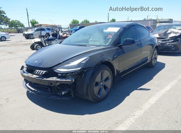 5YJ3E1EBXPF711358 2023 TESLA MODEL 3 Black Przód lewy