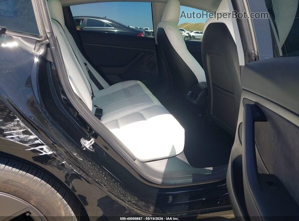 5YJ3E1EBXPF711358 2023 TESLA MODEL 3 Black Widok naklejki z numerem VIN