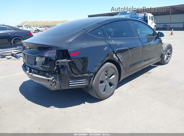 5YJ3E1EBXPF711358 2023 TESLA MODEL 3 Black Tył prawy