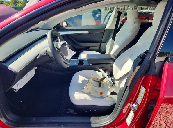 5YJ3E1EC0MF044448 2021 TESLA MODEL Gray Սալոնի դիմացի տեսք