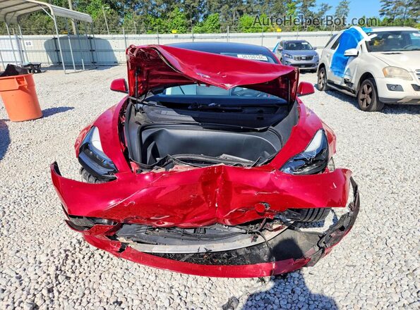 5YJ3E1EC0MF044448 2021 TESLA MODEL Gray Դիմացի տեսք