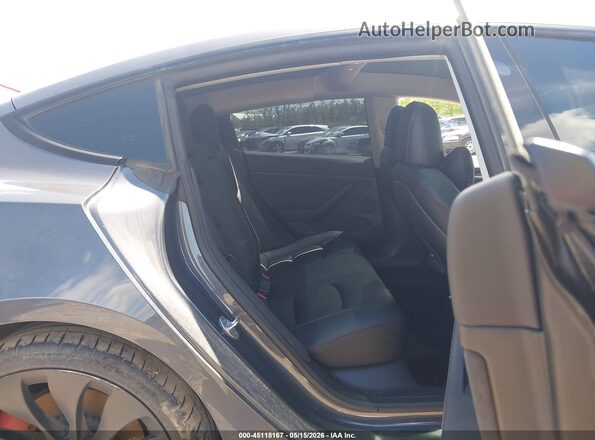 5YJ3E1EC0NF265291 2022 TESLA MODEL 3 Gray VIN կոդի պիտակի տեսք