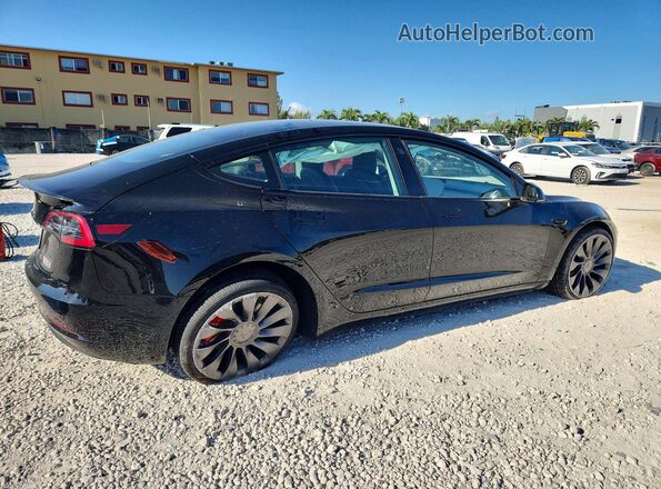 5YJ3E1EC0NF363477 2022 TESLA MODEL Black 