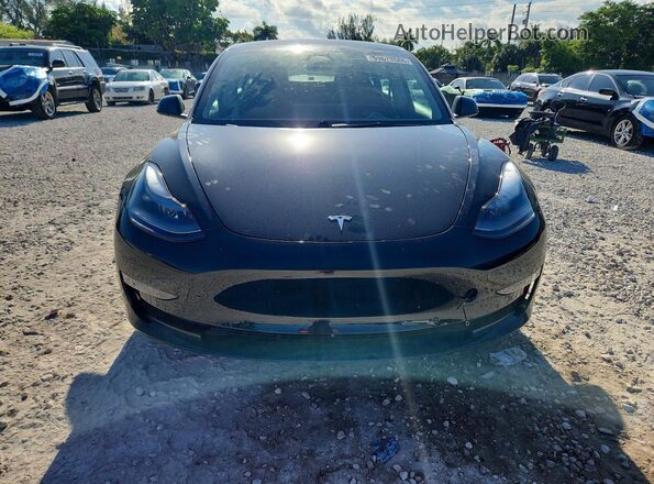 5YJ3E1EC0NF363477 2022 TESLA MODEL Black 