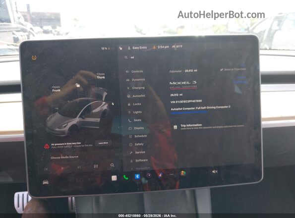5YJ3E1EC2PF407899 2023 TESLA MODEL 3 Gray 