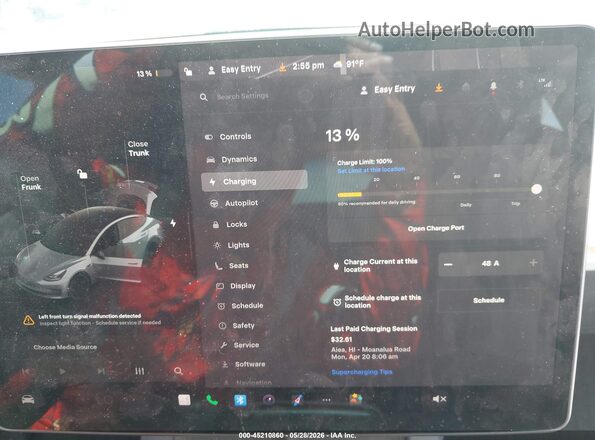 5YJ3E1EC2PF407899 2023 TESLA MODEL 3 Gray 