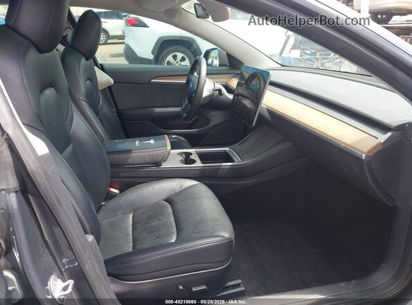 5YJ3E1EC2PF407899 2023 TESLA MODEL 3 Gray Вид салону спереду