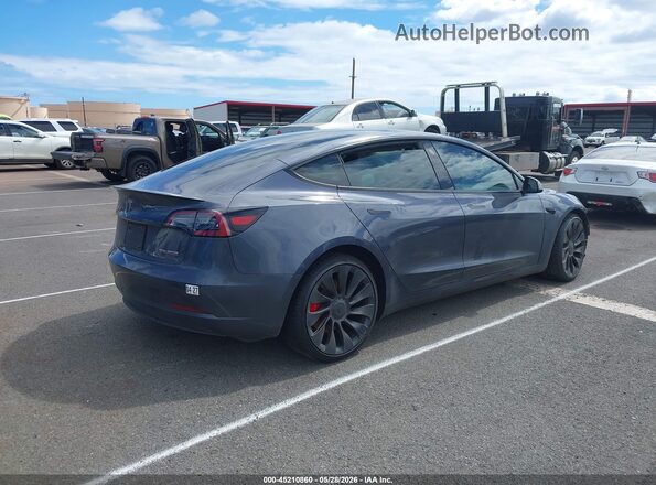 5YJ3E1EC2PF407899 2023 TESLA MODEL 3 Gray Задня права чверть