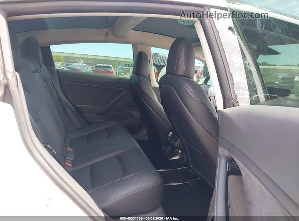 5YJ3E1EC4LF603207 2020 TESLA MODEL 3 White VIN կոդի պիտակի տեսք