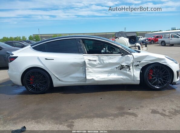 5YJ3E1EC4LF603207 2020 TESLA MODEL 3 White Սալոնի հետևի տեսք
