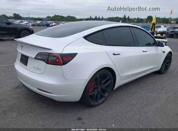 5YJ3E1EC6PF497980 2023 TESLA MODEL 3 White Rear right