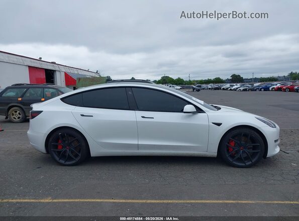 5YJ3E1EC6PF497980 2023 TESLA MODEL 3 White Rear interior view