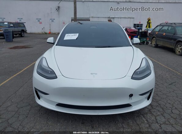 5YJ3E1EC6PF497980 2023 TESLA MODEL 3 White Instrument cluster view