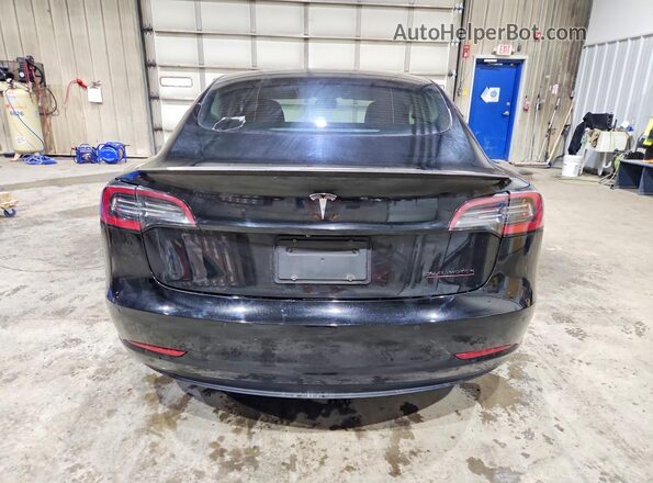 5YJ3E1EC7MF044608 2021 TESLA MODEL Black Հետևի տեսք