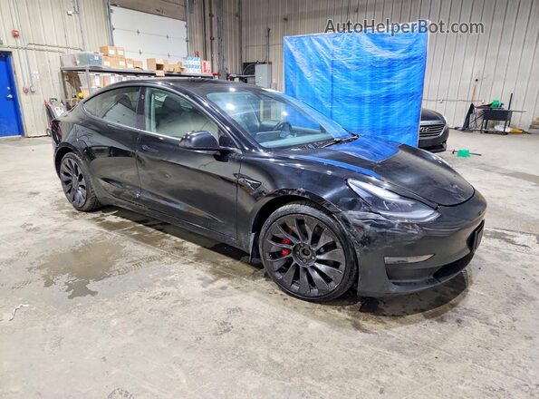 5YJ3E1EC7MF044608 2021 TESLA MODEL Black Առջևի աջ