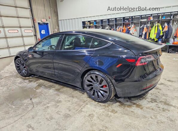 5YJ3E1EC7MF044608 2021 TESLA MODEL Black Հետևի ձախ