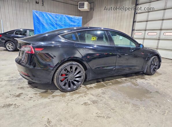 5YJ3E1EC7MF044608 2021 TESLA MODEL Black Հետևի աջ