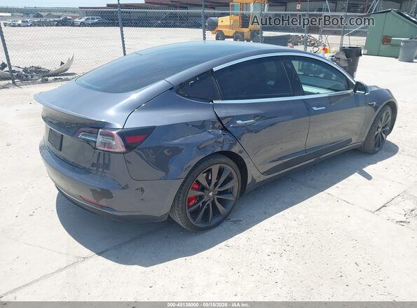 5YJ3E1EC8LF791925 2020 TESLA MODEL 3 Gray Rear right