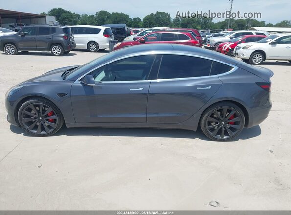 5YJ3E1EC8LF791925 2020 TESLA MODEL 3 Gray 360 interior view