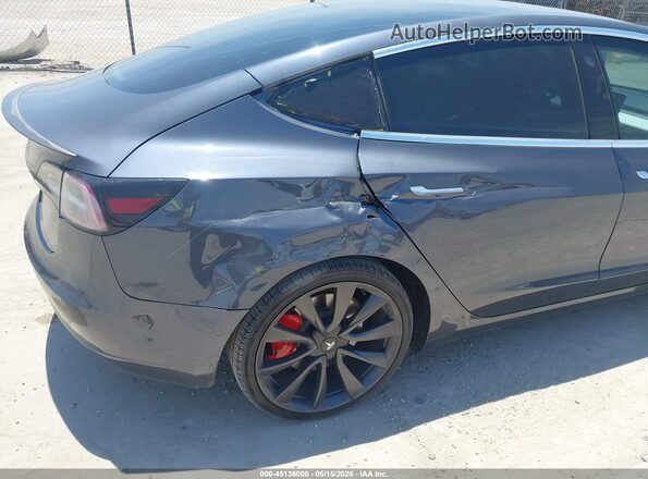 5YJ3E1EC8LF791925 2020 TESLA MODEL 3 Gray 