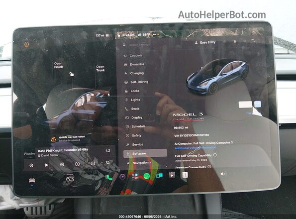 5YJ3E1EC8MF061160 2021 TESLA MODEL 3 Gray Rear seats view