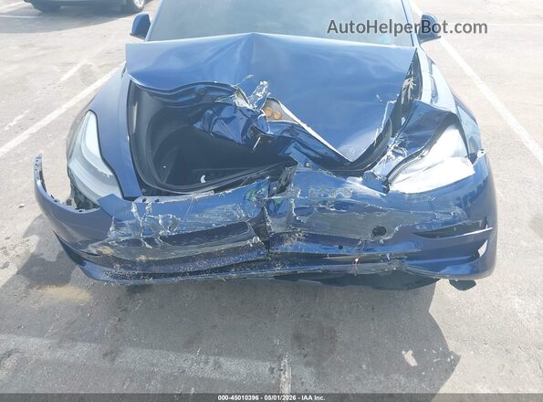 5YJ3E1EC8MF092540 2021 TESLA MODEL 3 Blue Widok z przodu