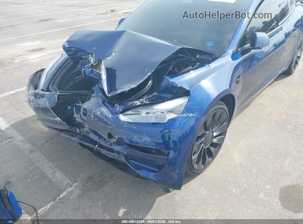 5YJ3E1EC8MF092540 2021 TESLA MODEL 3 Blue 