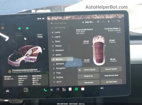 5YJ3E1EC8MF092540 2021 TESLA MODEL 3 Blue 