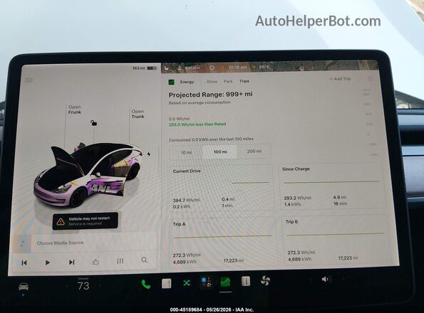 5YJ3E1ECXNF209102 2022 TESLA MODEL 3 White Вид задніх сидінь