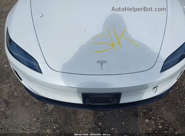 5YJ3E1ETXRF854046 2024 TESLA MODEL 3 White უკანა ხედი