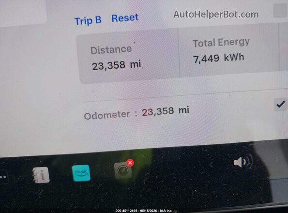 5YJ3E1ETXRF854046 2024 TESLA MODEL 3 White უკანა სავარძლების ხედი