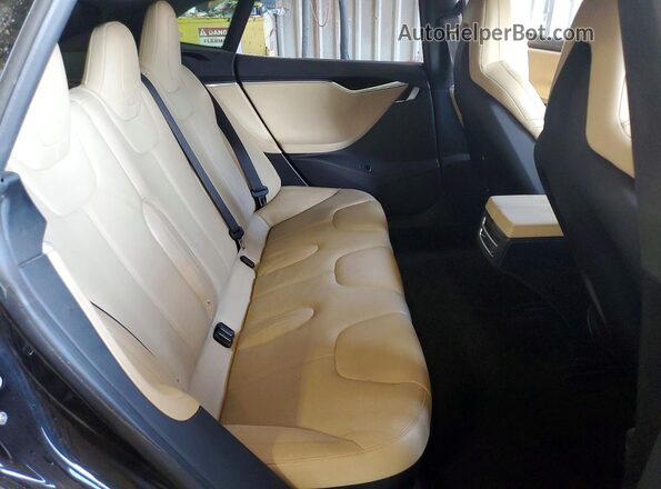 5YJSA1E16GF129160 2016 TESLA MODEL Black Widok tylnych siedzeń