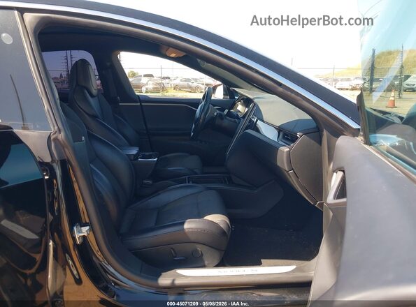 5YJSA1E20JF293701 2018 TESLA MODEL S Black Front interior view
