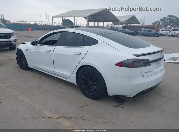 5YJSA1E22JF281016 2018 TESLA MODEL S White Задня ліва чверть