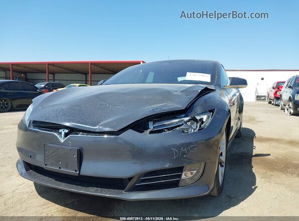 5YJSA1E22KF347601 2019 TESLA MODEL S Gray Vista frontal