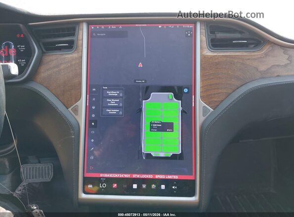 5YJSA1E22KF347601 2019 TESLA MODEL S Gray 
