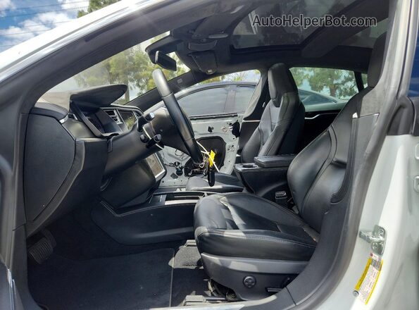 5YJSA1E23GF155286 2016 TESLA MODEL White Vista interior delantera