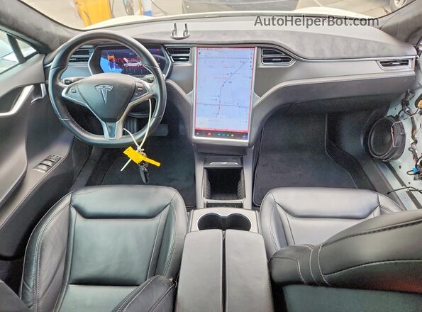 5YJSA1E23GF155286 2016 TESLA MODEL White Vista del salpicadero