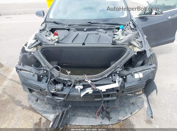 5YJSA1E26JF284825 2018 TESLA MODEL S Gray უკანა ხედი