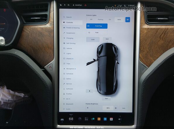 5YJSA1E26LF363043 2020 TESLA MODEL S Black 
