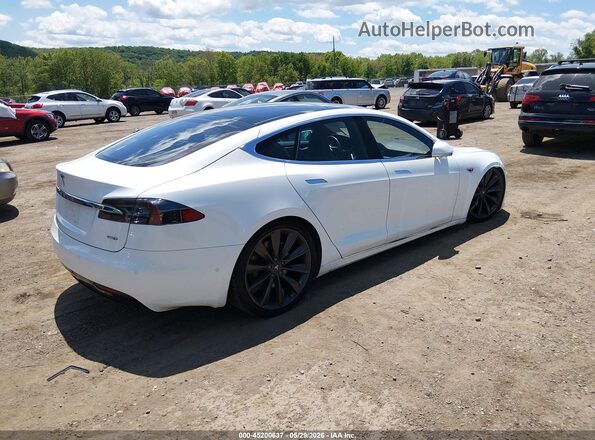 5YJSA1E28GF150987 2016 TESLA MODEL S White Задня права чверть