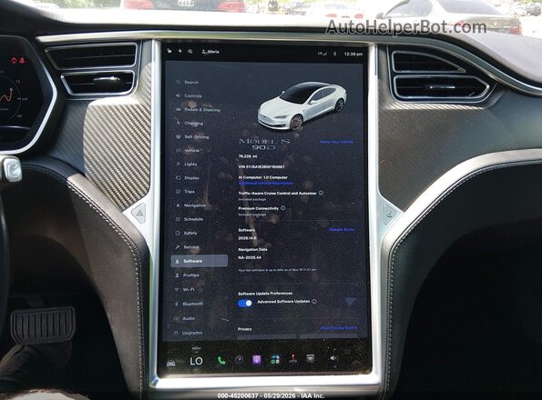 5YJSA1E28GF150987 2016 TESLA MODEL S White 