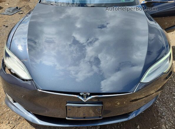 5YJSA1E29HF209031 2017 TESLA MODEL Gray უკანა სალონის ხედი