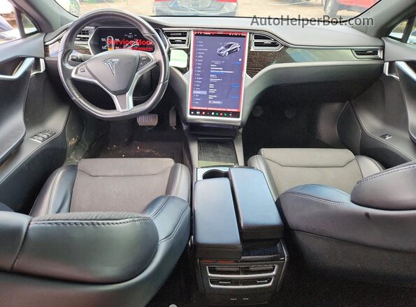 5YJSA1E29HF209031 2017 TESLA MODEL Gray წინა პანელის ხედი