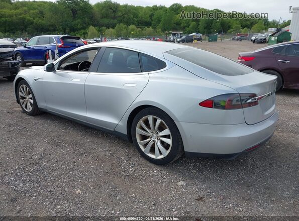 5YJSA1E2XGF130207 2016 TESLA MODEL S Silver Задня ліва чверть