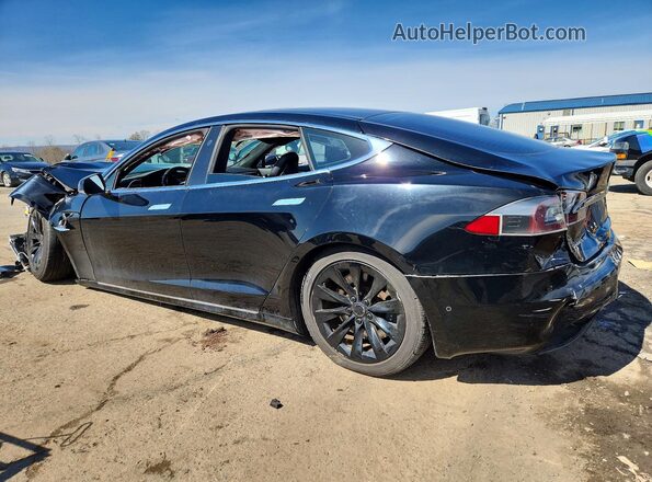 5YJSA1E2XHF190831 2017 TESLA MODEL Черный Задняя левая четверть