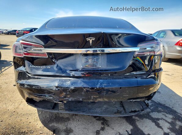 5YJSA1E2XHF190831 2017 TESLA MODEL Черный Вид сзади